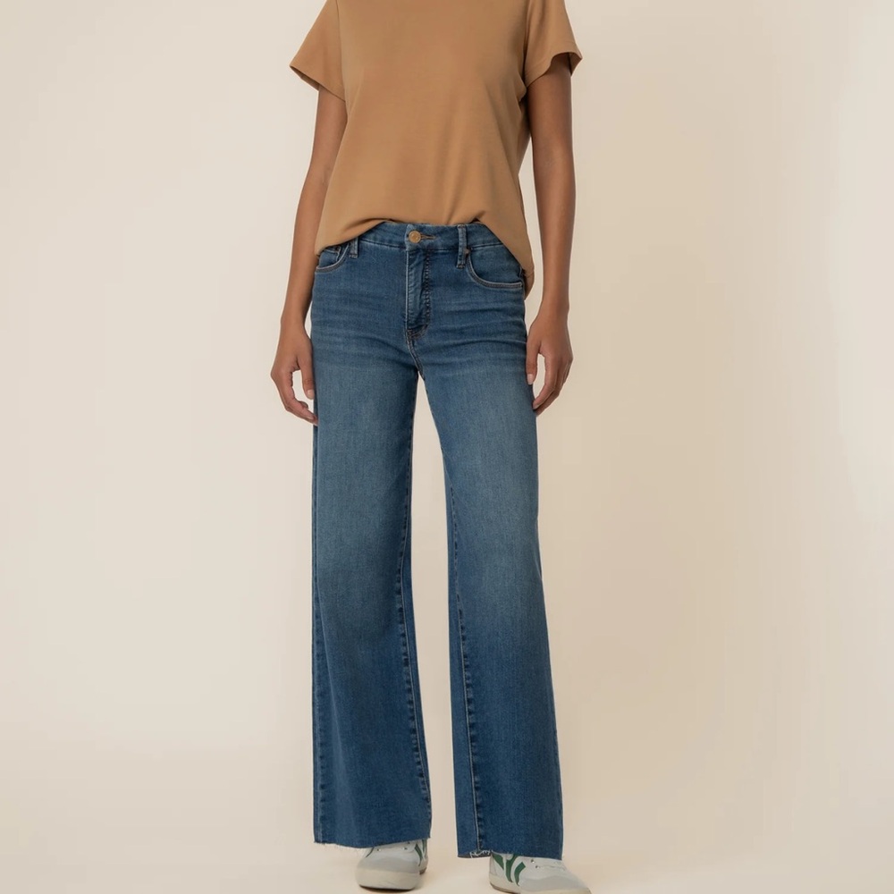 Kut from the Kloth Blue Flare & Wide Leg Jeans